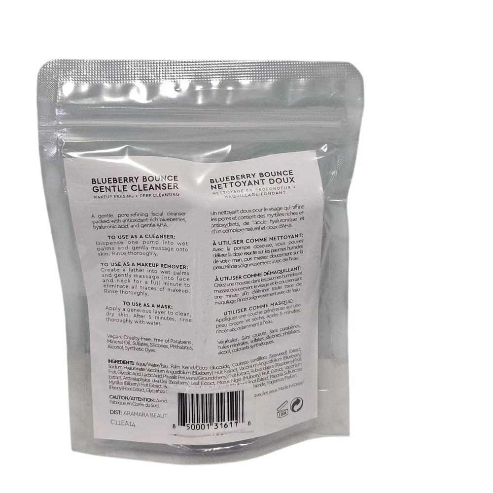 Glow Recipe‎ Blueberry Bounce Gentle Cleanser Hydrating 30mL 1oz. Travel Size